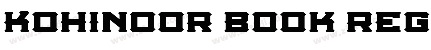 Kohinoor Book Regula字体转换
